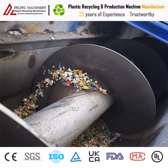 Yatong 플라스틱 애완 동물 병 세척 및 재활용 라인/애완 동물 PP PE 분쇄 및 세탁기